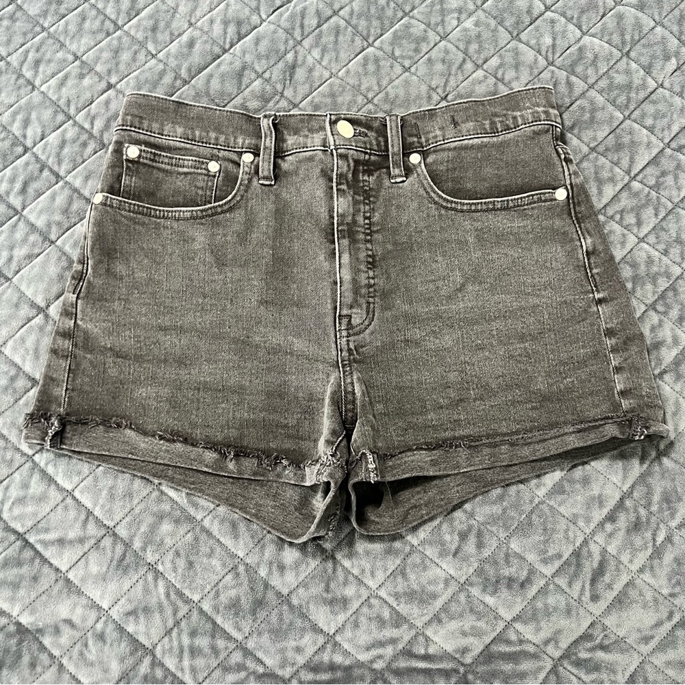 Madewell Gray Jean Shorts